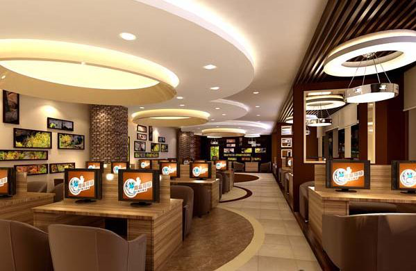 網(wǎng)吧裝修小技巧，教你三招花最少的錢達(dá)到最好(圖1)