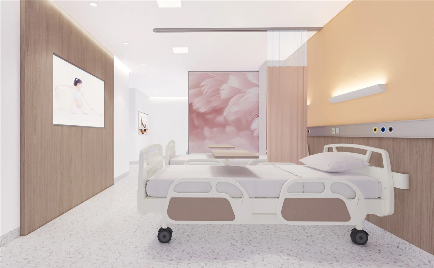 【醫(yī)院案例】婦產(chǎn)醫(yī)院這樣設計，簡而不失其華！(圖2)