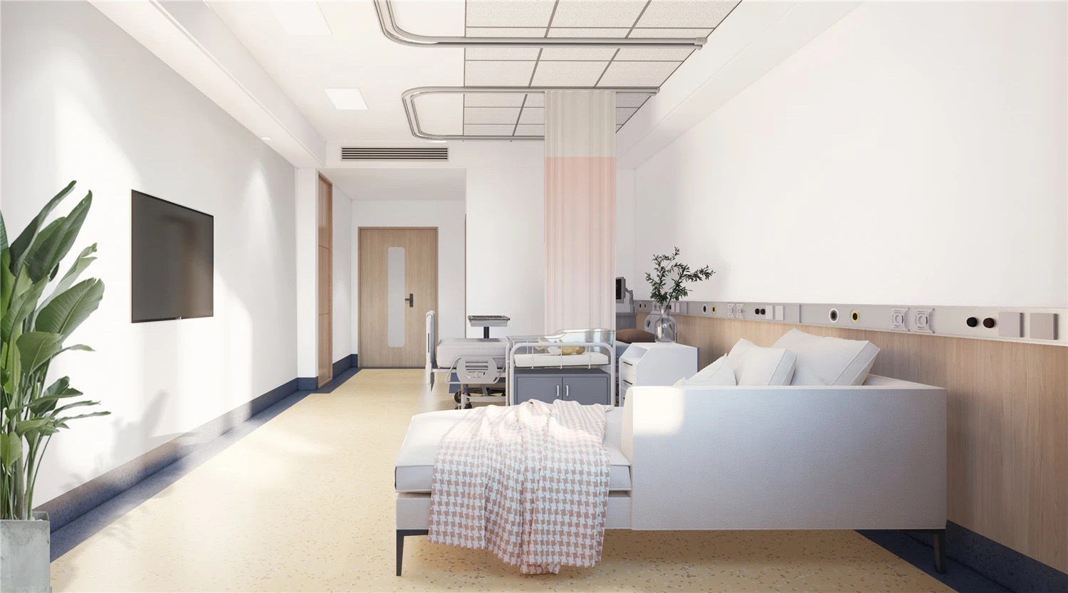 【醫(yī)院案例】婦產(chǎn)醫(yī)院這樣設計，簡而不失其華！(圖3)