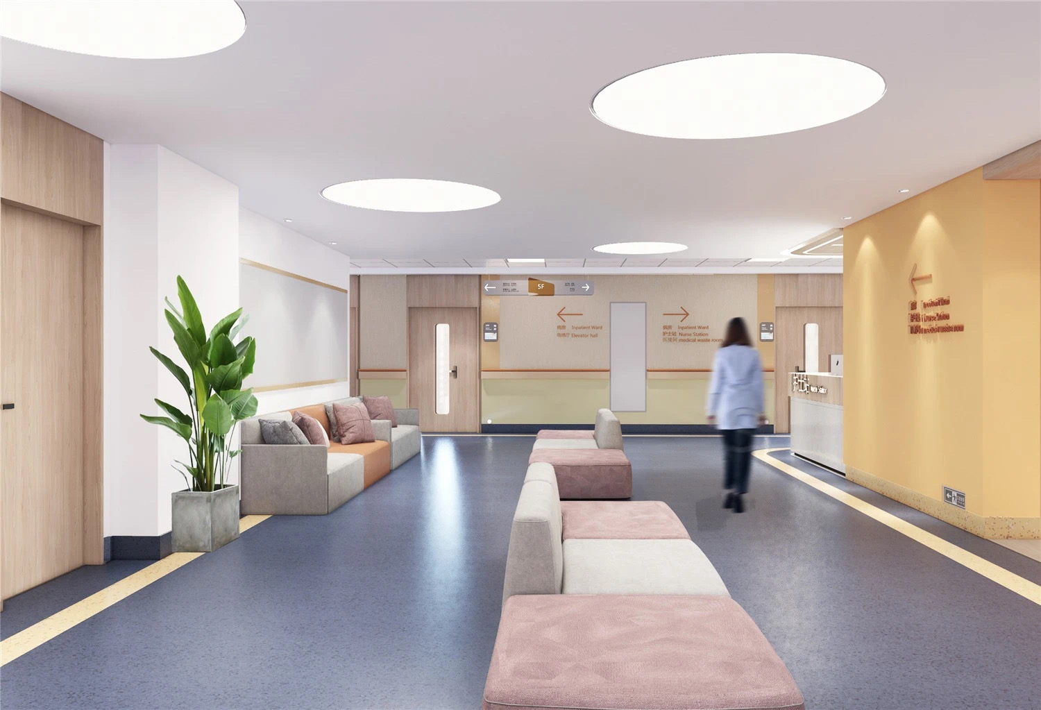 【醫(yī)院案例】婦產(chǎn)醫(yī)院這樣設計，簡而不失其華！(圖11)