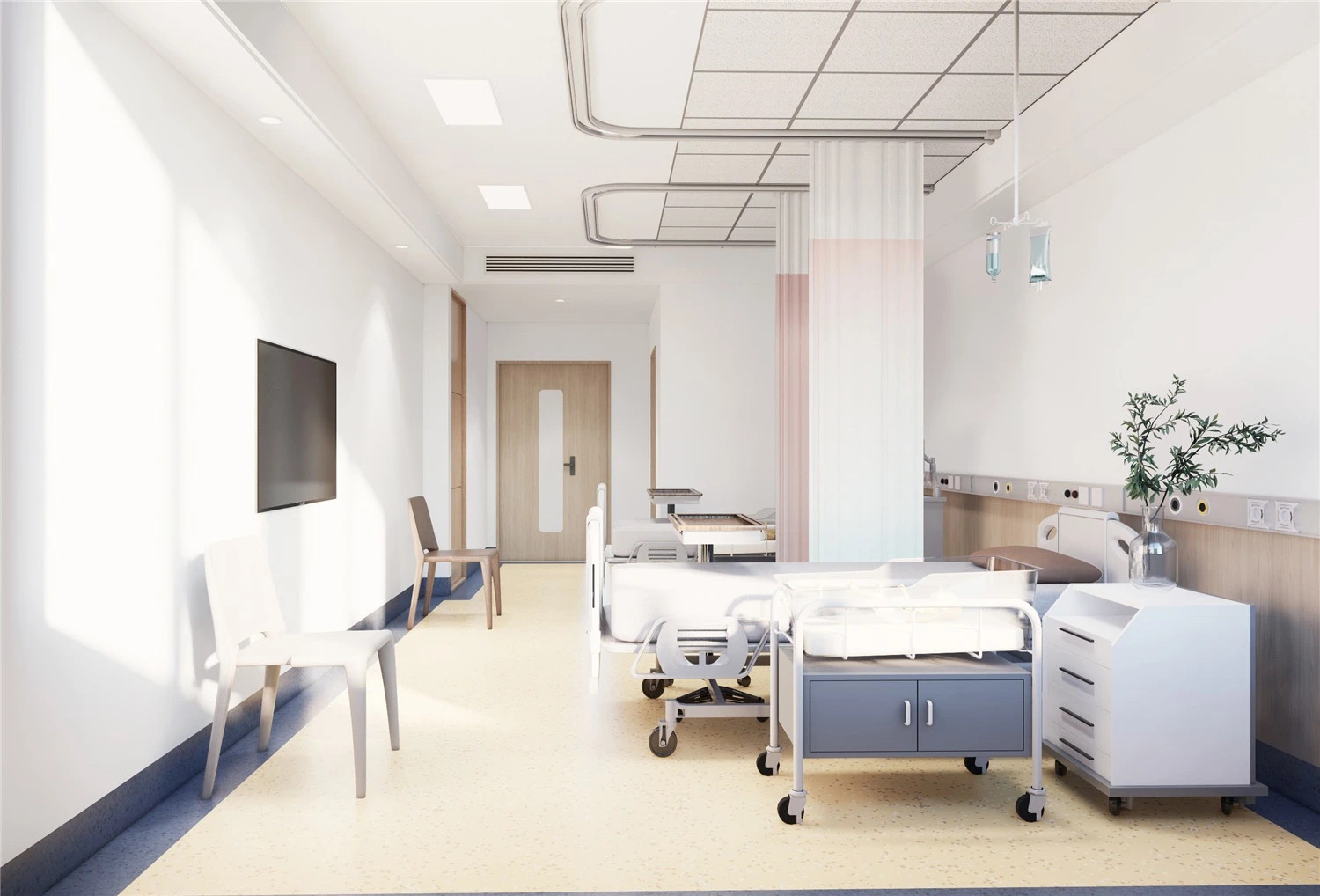 【醫(yī)院案例】婦產(chǎn)醫(yī)院這樣設計，簡而不失其華！(圖5)