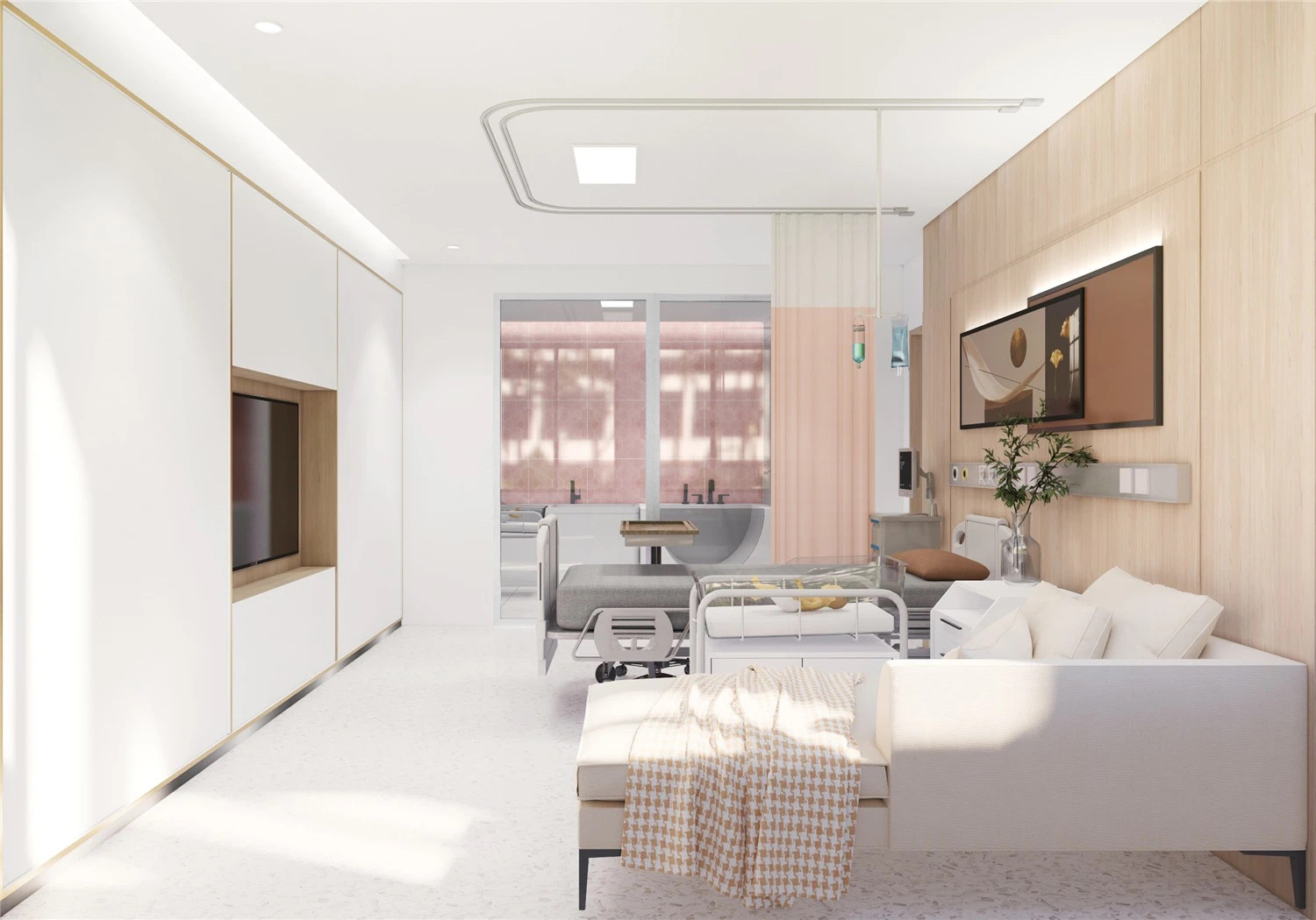 【醫(yī)院案例】婦產(chǎn)醫(yī)院這樣設計，簡而不失其華！(圖6)