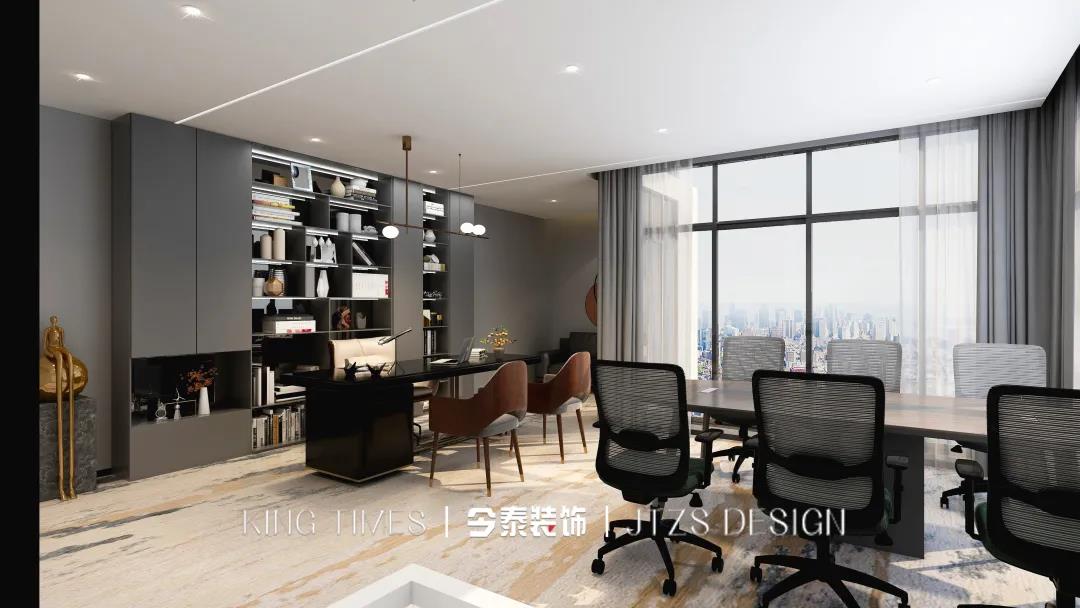 現(xiàn)代簡(jiǎn)約辦公室設(shè)計(jì) 詮釋高端大氣之美(圖9) 現(xiàn)代簡(jiǎn)約辦公室設(shè)計(jì) 詮釋高端大氣之美(圖9)